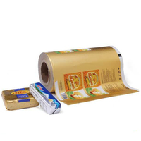 Papier/PE/Feuille d'aluminium imprimé sur mesure, triplex, antiadhésif, 40g, pour l'emballage alimentaire, feuille d'aluminium