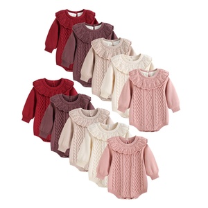 Mono de algodón puro grueso con forro polar para bebés, estilo nuevo, cierre de jersey, para otoño e invierno, <span class=keywords><strong>Babylove</strong></span> Lotus - Product Image 5