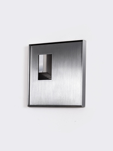 Ludaye Premium Sense Square 304 Aço Inoxidável Ecológico Leve Porta-Retrato para Casamento Impressão Giclée Arte Deco Prata Fosca - Product Image 3