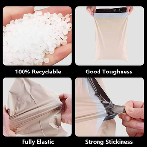 Hot thiết kế không thấm nước hậu cần compostable gửi thư Túi PLA + pbat túi nhựa Nhựa gửi thư Pouch gói thư - Product Image 4