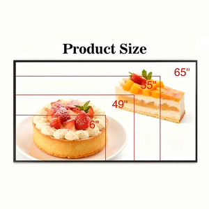 55 65 Inch Muurbevestiging Led <span class=keywords><strong>Lcd</strong></span> Video Muur Monitor Voor Winkelcentrum & Winkel Indoor Gebruik Hoge Helderheid - Product Image 2