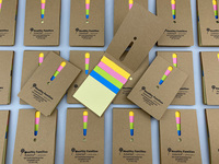 Cadeaux promotionnels personnalisés avec logo, bloc-notes adhésifs carrés, papier pour bloc-notes, pour la promotion publicitaire