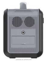 Station d'alimentation portable SAMAS N033 UPS LiFePo4 avec cellule de batterie, onde sinusoïdale pure, puissance réglable 800W-3300W