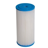Cartouche de filtre à eau plissée en polypropylène YUNDA certifiée NSF ISO9001, 10 pouces, 20 microns, pour nettoyage facile, pour toute la maison