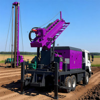 Machine de forage de puits d'eau et de puits géothermiques à haute productivité, appareil de forage de puits d'eau portable