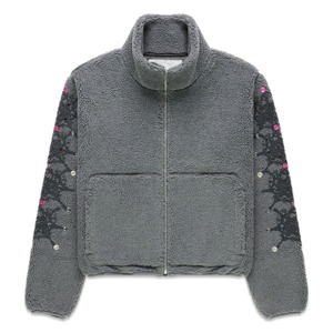 เสื้อแจ็คเก็ตผู้ชายสไตล์ Y2K ปี 2026 คุณภาพสูง ผลิตตามสั่ง ตกแต่งด้วย<span class=keywords><strong>ผ้า</strong></span>ฟลีซ ปักลายโซ่ ประดับด้วยคริสตัล เหมาะสำหรับสวมใส่แนวสตรีท - Product Image 1