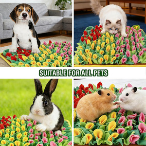 Pet Snuffle <b>Mat</b> for Dogs Stimulating Toys Stress Relief for Dogs <b>Cats</b> Rabbits Control Eating Speed and Training Scent Dog Treat - Product Image 5