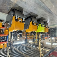 Rouleau vibratoire à double tambour certifié CE de 0,6 tonne avec système à engrenages pour le compactage de petites constructions