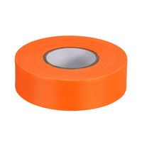 Ruban de signalisation pour la chasse, orange fluorescent néon, 1 pouce x 100 pieds, pour arbres et forêts