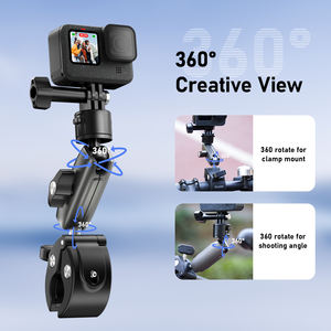 Accessoires pour caméras d'action Telesin, pince pour vélo, clip pour <span class=keywords><strong>Go</strong></span> <span class=keywords><strong>Pro</strong></span>, DJI Insta360, <span class=keywords><strong>fixation</strong></span> rapide pour <span class=keywords><strong>guidon</strong></span> de moto et de vélo - Product Image 5