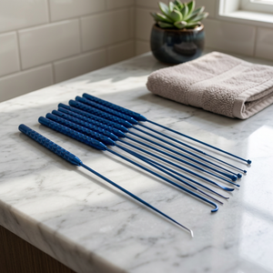 Ensemble de micro-dissecteurs chirurgicaux Rhoton en titane, classe I, certifié CE ISO13485, modèle crochet à vaisseaux manuel 21 cm - Product Image 4