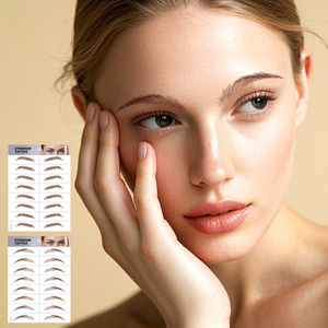 สติกเกอร์ติดคิ้ว 3 มิติ แบบกึ่งถาวร ลายสักคิ้วชั่วคราว <span class=keywords><strong>ยอด</strong></span>นิยมสำหรับ<span class=keywords><strong>ผู้หญิง</strong></span> แบบลอกติดด้วยน้ำ - Product Image 2