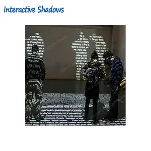 Immersive interaktive Schatten mit Digitalkunstinstallationen für Messe interaktive Ausstellungen