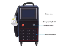 Nouvelle machine de soudage au laser à fibre portable 4 en 1, 1500W 2000W, manuelle, précise, facile à utiliser, acier inoxydable, aluminium