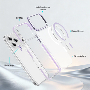 Coque de téléphone magnétique transparente double face anti-chute pour iPhone 17 Pro Max – Protection transparente - Product Image 2