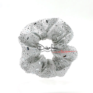 Pabrik grosir kain kustom aksesoris rambut bagus elastisitas Scrunchies mode menghias aksesoris rambut manis - Product Image 2