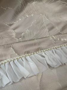 Nouveau lancement en 2022 poudre <span class=keywords><strong>de</strong></span> perle douce Style Simple fil occultant <span class=keywords><strong>de</strong></span> haute précision tissu teint pour rideaux et couvre-lits - Product Image 6