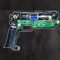 Pistola de Luz Inalámbrica X-GUNNER para PC y PS3, Consola de Plástico para Juegos de Disparos con Opción de Múltiples Jugadores, 4 Botones IR