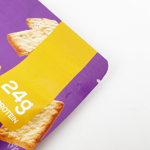 Miễn phí mẫu nhỏ Ziplock dây kéo cá nhân tùy chỉnh in Puffs <span class=keywords><strong>Cracker</strong></span> Cookie Biscuit Pouch Snack gói túi - Product Image 3