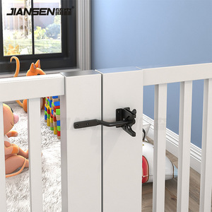Loquet de porte Jensen en acier au carbone électrophorétique, court et long avec couvercle, 34 mm, 144 mm, 60 mm, pour la sécurité des portes et fenêtres - Product Image 3