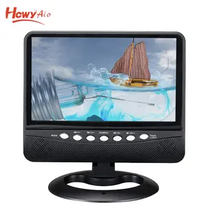 Độ Sáng Tốt & Góc Nhìn Rộng 9 Inch Mini TV Xách Tay 9 Inch Truyền Hình Portatil Với Âm Thanh/Video Đầu Ra Màn Hình TV