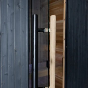 Sauna extérieur de luxe OEM/ODM, revêtement en <span class=keywords><strong>bois</strong></span> carbonisé, sauna traditionnel humide/sec pour projets résidentiels et hôteliers - Product Image 6