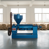 Presse à vis en acier au carbone de haute qualité YZYX10-6/8/9 avec boîte de vitesses pour huiles de soja et d'olive - Pressage à froid et à chaud, capacité de 187 kg/h