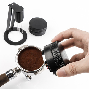 Prensador de café de acero inoxidable Three Beans, 51, 53, 58 mm, con peso ajustable, para cafetera - Product Image 1