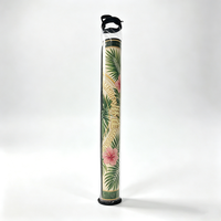 Sac cylindrique transparent imperméable avec boucle de suspension pour le rangement des tapis de jeu de Mahjong américain