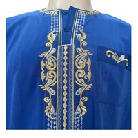 Túnica Thobe Thawb Premium de Koshibo para Hombre, Estilo Saudí, Dubái, Árabe, Kaftan, para Fiesta en la Mezquita, Manga Corta, Transpirable, Bordada, Modesta, Personalizada