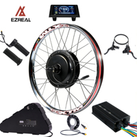 Kit de conversion de vélo électrique Ezreal 52/60/72V 2000/3000W avec moteur moyeu sans balais et batterie au lithium, vente en gros OEM ODM pour rénovation DIY