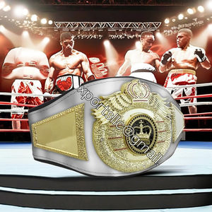 Ceintures de titre de championnat personnalisées de luxe faites à la main pour la lutte MMA Jiu-Jitsu mettant en vedette le karaté de grappling de samouraï détaillé - Product Image 3