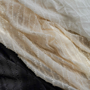 Tela de Chifón Bordada Estilo Hada, Tela Ligera con Puntos Suizos y Bordado de Crochet para Vestidos de Verano, Manualidades, Decoración de Fiestas - Product Image 2