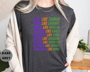 T-shirt Feminist Icon da donna, manica corta, girocollo, 100% cotone jersey, vestibilità regolare, casual, per tutte le stagioni, stampa con lettere - Product Image 3