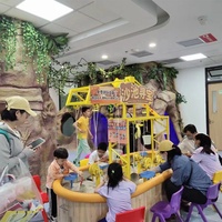 Table de jeu interactive de sable pour enfants Bonhong 2027, nouvelle arrivée, thème exploitation minière, aire de jeux intérieure