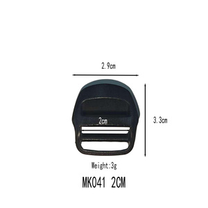 POM hình chữ nhật trượt vòng khóa, đôi thanh dây đeo điều chỉnh cho chó cổ áo, khai thác và túi phần cứng bán buôn - Product Image 5