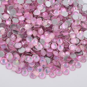 Nuevo SS6 SS8 SS10 SS12 SS16 SS20 SS30 Peach Pink <span class=keywords><strong>Crystal</strong></span> Strass Apliques Flatback Glass <span class=keywords><strong>Crystal</strong></span> Rhinestones para DIY - Product Image 2
