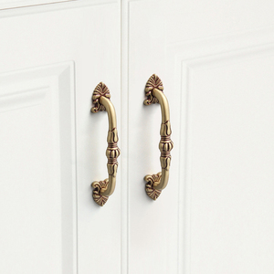 Luxury European Black Bronze Brass Handle Cabinet Wardrobe <strong>Door</strong> Furniture Hardware Pulls <strong>Knobs</strong> - Product Image 6