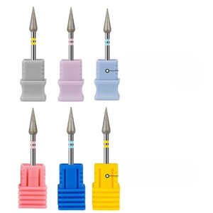 Diamond <b>Nail</b> Drill Bits Head Electric Polishing Machine specialized for Repairing Dead Skin <b>Nail</b> Drill Grinding Head Promotion - Product Image 5
