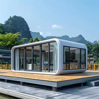 Conteneur Cabine de Luxe Préfabriqué 20 pieds 40 pieds, Bureaux, Chambres à Coucher, Salons, Hôtel, Apple Office, Mobile avec Livraison Rapide
