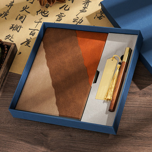 Carnet de notes Lx avec reliure spirale, couverture en cuir, design gaufré, fait main, pour usage professionnel et bureautique, papier Daolin 80 g/m² - Product Image 3