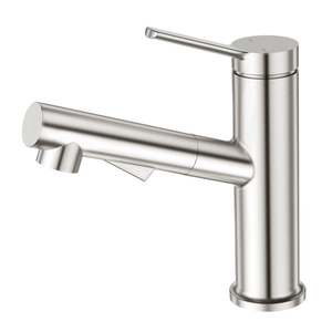 modern bathroom Modern 304 SS Single Handle Pull <b>Down</b> Pull Out Faucet Household - Product Image 5