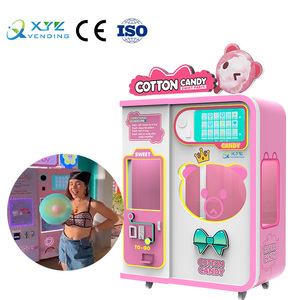 Manufacture Electric Robot Sugar Cotton Candy <b>Floss</b> Vending <b>Machine</b> Full Automatic Metal Capacity High ROI Business - Product Image 2