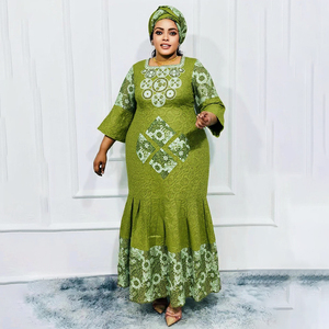 Green Dashiki Dress - Elegant African Fashion Statements