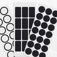 Ruban adhésif en tissu acétate noir découpé sur mesure, ignifuge, résistant à la chaleur, isolant, formes adhésives pour écran LCD de téléphone portable