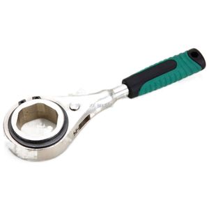 Clé à cliquet pour tuyaux avec poignée longue en acier, légère, pour diverses applications de construction - Product Image 3