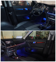 Applicable pour 2008-2014 Mercedes Classe C W204 Application intelligente de haute qualité ou éclairage ambiant intérieur contrôlé par le volant
