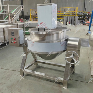 Efficient Caramel Sauce Cooking Gas <strong>Burner</strong> for Commercial Gas <strong>Kettle</strong> Jacketed Boiling Pan Jacketed Cooking <strong>Kettle</strong> with Agitator - Product Image 5