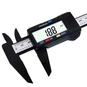 Plastic Nonius Schuifmaat Digitaal Display Remklauw Mini Tekst Afspelen Schuifmaat Student Nonius Liniaal 0 Tot 150Mm Meetinstrument - Product Image 2