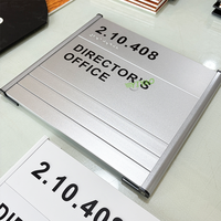 Panneau de signalisation YIYAO en aluminium pour porte, numéro de chambre, signalisation métallique pour hôtel
